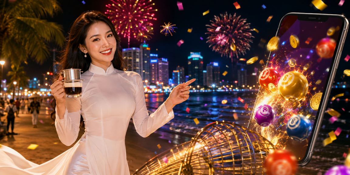 Bãi biển Nha Trang buổi chiều – người dùng xem mẹo cá cược trên điện thoại bên bờ biển