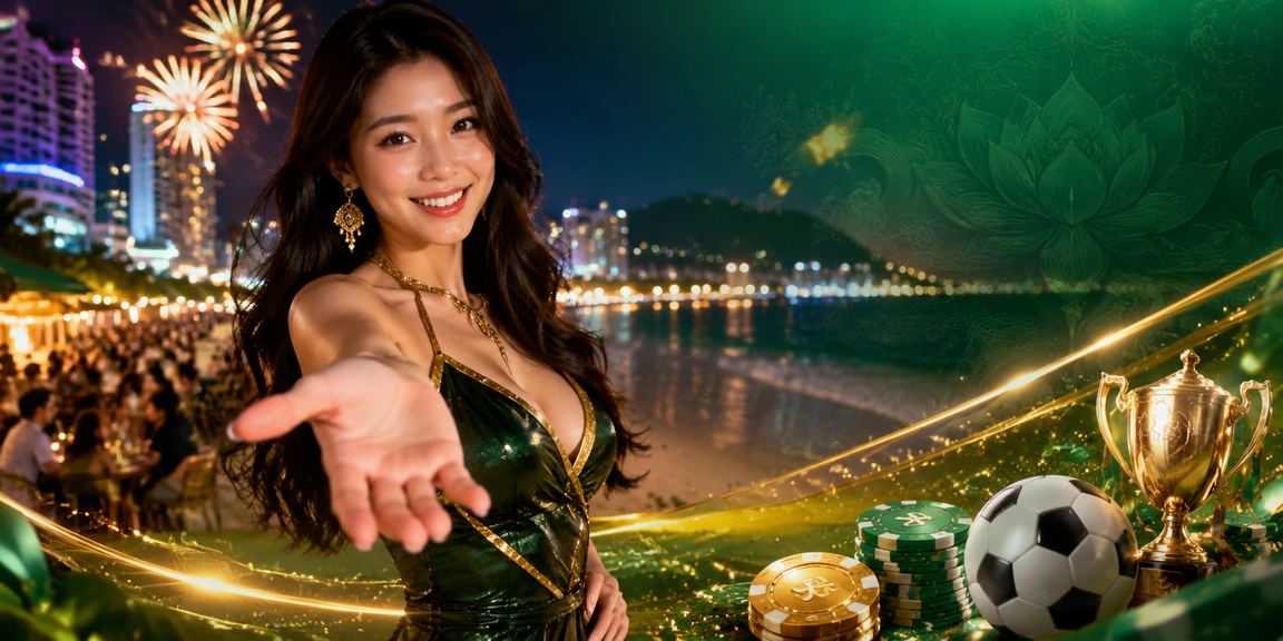 Màn hình slots casino Việt Nam với biểu tượng jackpot sáng lên trong đêm